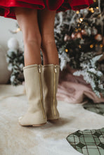 Load image into Gallery viewer, Henley Cream Glitter Toe Boots- Cart Limit 2
