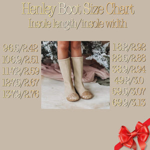 Henley Cream Glitter Toe Boots- Cart Limit 2