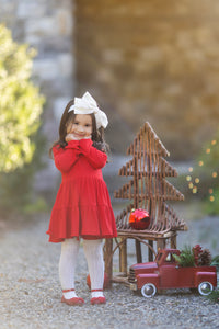 Holly Jolly Christmas Ribbed Knit Dress