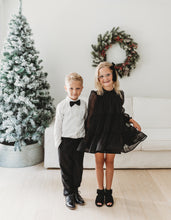 Load image into Gallery viewer, Black Organza Dress
