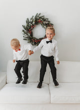 Load image into Gallery viewer, Red Velvet Bow Tie
