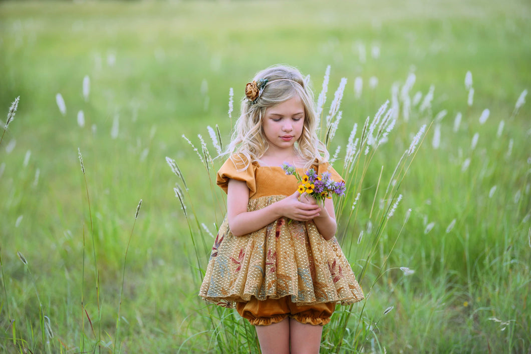 Golden Harvest Tunic and Bloomers