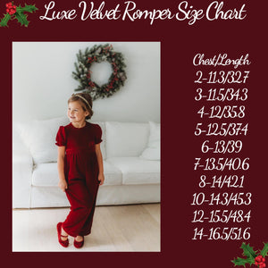 Luxe Velvet Romper